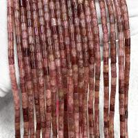 Сочетание цвета кварц бусы, Клубника Кварцевые, Столбик, DIY, разноцветный длина:Приблизительно 38 см, продается Strand
