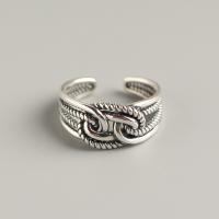 Sterling Silver Finger Ring, 925 Sterling Silver, fashion jewelry & for woman & hollow, 10mm, Inner Approx 17.5mm 