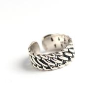 Sterling Silver Finger Ring, 925 Sterling Silver, polished, fashion jewelry & for woman, US Ring 
