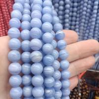 Natürliche violette Achat Perlen, Violetter Achat, rund, DIY & verschiedene Größen vorhanden, violett, verkauft von Strang