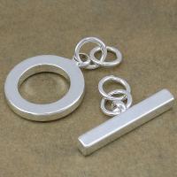 Brass Toggle Clasp, platinum color plated, DIY  