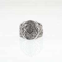 Titanium Oval Chain, Titanium Steel, plated, freemason jewelry & for man US Ring [