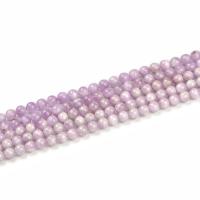 Kunzite Beads, Round, DIY, purple, 8mm mm 