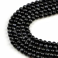 Tiger Eye Beads, DIY, black, 8mm Approx 390 mm 