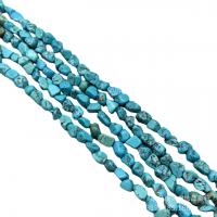 Perles en Turquoise naturelle, poli, DIY & normes différentes pour le choix, vert, 25.5-34.8CM, Vendu par brin