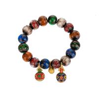 Lampwork Bracelets, with Brass, Monster, fashion jewelry & for woman, 12mm Approx 7 Inch 