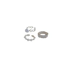 Kultivierten Süßwasser Perle Ring, Messing, mit Natürliche kultivierte Süßwasserperlen, vergoldet, Modeschmuck & verschiedene Stile für Wahl & für Frau, zwei verschiedenfarbige, 17mm, verkauft von PC