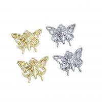 Zinc Alloy Animal Pendants, Butterfly, plated, DIY & hollow Approx 2mm, Approx 