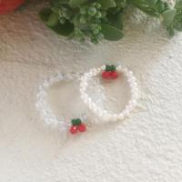 Kultivierten Süßwasser Perle Ring, Natürliche kultivierte Süßwasserperlen, mit Kristall, handgemacht, Modeschmuck & für Frau, keine, 17mm, verkauft von PC