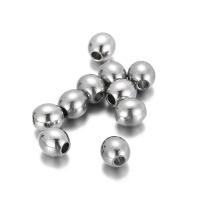 Stainless Steel Beads, 304 Stainless Steel, barrel, DIY original color, Approx 