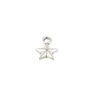 Brass Star Pendants, Cupronickel, fashion jewelry & Unisex Approx 2mm 