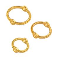 Brass Frame Beads, Cupronickel, DIY golden Approx 1mm 