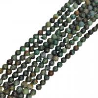 Natural African Turquoise Beads, Round, polished, DIY mixed colors, 38-40CM [