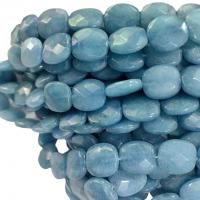 Perles aigue-marine, poli, DIY, bleu, 38-40CM, Vendu par brin