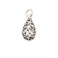 Sterling Silver Pendants, 925 Sterling Silver, plated, DIY & hollow Approx 3.3mm 
