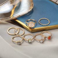 Zinc Alloy Ring Set, plated, fashion jewelry & for woman 