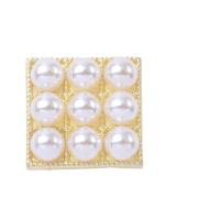 Zinc Alloy Costume Accessories, with Plastic Pearl, fashion jewelry & DIY & with rhinestone 