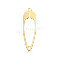 Stainless Steel Pendants, 304 Stainless Steel, Paper Clip, Vacuum Ion Plating, DIY & hollow Approx 