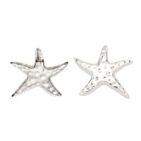 Zinc Alloy Animal Pendants, Starfish, silver color plated, DIY Approx 5.5mm, Approx 