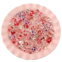 Glass Beads, Round, DIY & enamel, mixed colors 