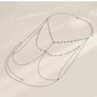 Bijoux chaîne de corps, alliage de zinc, bijoux de mode & pour femme, plus de couleurs à choisir Environ 80 cm, Environ 65 cm, Vendu par PC