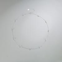 Sterling Silver Bracelets, 925 Sterling Silver, with 5cm extender chain, fashion jewelry & for woman Approx 40 cm 
