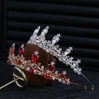 Bridal Tiaras, Zinc Alloy, for children & with rhinestone Inner Approx 140mm 