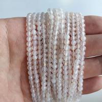 Perles agate veines de dragon naturelles, Rond, DIY, blanc, 4mm, Environ Vendu par sac