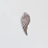 Stainless Steel Wing Shape Pendant, 304 Stainless Steel, Angel Wing, plated, DIY original color 