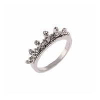 Rhinestone Zinc Alloy Finger Ring, fashion jewelry & with rhinestone 