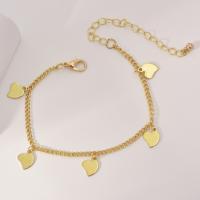 Fashion Zinc Alloy Bracelets, with 5cm extender chain, gold color plated, fashion jewelry & for woman Approx 18 cm 