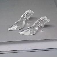 Transparent Acrylic Pendants, Shoes, epoxy gel, DIY, clear, Approx [