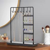 Iron Earring Display, with Marble, durable & multifunctional 