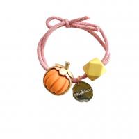 Ponytail Holder, Rubber Band, with Plastic, cute & for woman, Random Color, 60-80mm 