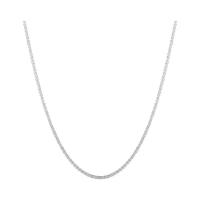 Brass Chain Necklace, silver color plated, fashion jewelry & for woman 