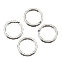Stainless Steel Key Split Ring, 304 Stainless Steel, DIY [