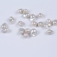 Goutte de perles de culture de Akoya, Edison-Pearl, DIY & aucun trou, blanc, 11-12mm, Vendu par PC[