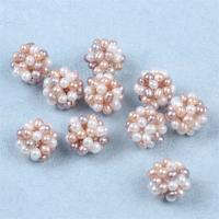 Ball Cluster Cultured Pearl Beads, Freshwater Pearl, DIY, mixed colors, 20-21mm 