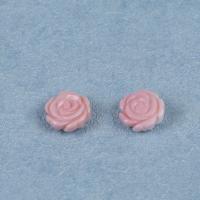 Trumpet Shell Beads, Rose, Carved, DIY & no hole, pink, 12mm 