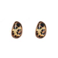 Freshwater Shell Earring, Zinc Alloy, with Shell & fashion jewelry & for woman 