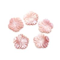 Natürliche Rosa Muschelperlen, Blume, DIY & verschiedene Größen vorhanden, Rosa, verkauft von PC