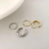 Zinc Alloy Ring Set, plated, 2 pieces & fashion jewelry & for woman 17mm 