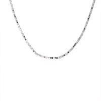 Латунь цепи ожерелье, плакирован серебром, ювелирные изделия моды & разные стили для выбора & Женский, продается PC