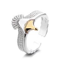 Cubic Zirconia Micro Pave Brass Finger Ring, eagle, fashion jewelry & micro pave cubic zirconia & for woman, US Ring 