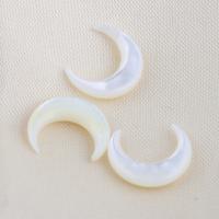 White Shell Pendants, Moon, DIY, white 