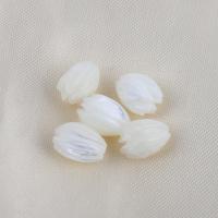 Trochus perles, Haut Coque, fleur, DIY, blanc Vendu par PC