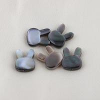 Black Shell Beads, Rabbit, DIY, black [