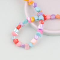 Turbanschnecken Perlen, Klumpen, poliert, DIY, keine, 6x8mm, Länge:ca. 38 cm, ca. 60PCs/Strang, verkauft von Strang