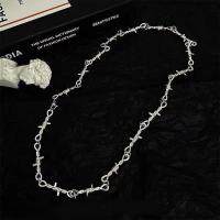 Zinc Alloy Necklace, fashion jewelry & Unisex 45cm 