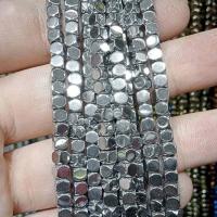 Non Magnetic Hematite Beads, plated, DIY & faceted Approx 38 cm 